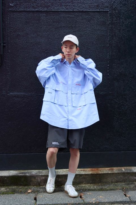 FreshService フレッシュサービス 23AW 新作AS ×FS OXFORD FLAP POCKET L/S SHIRTスタイル