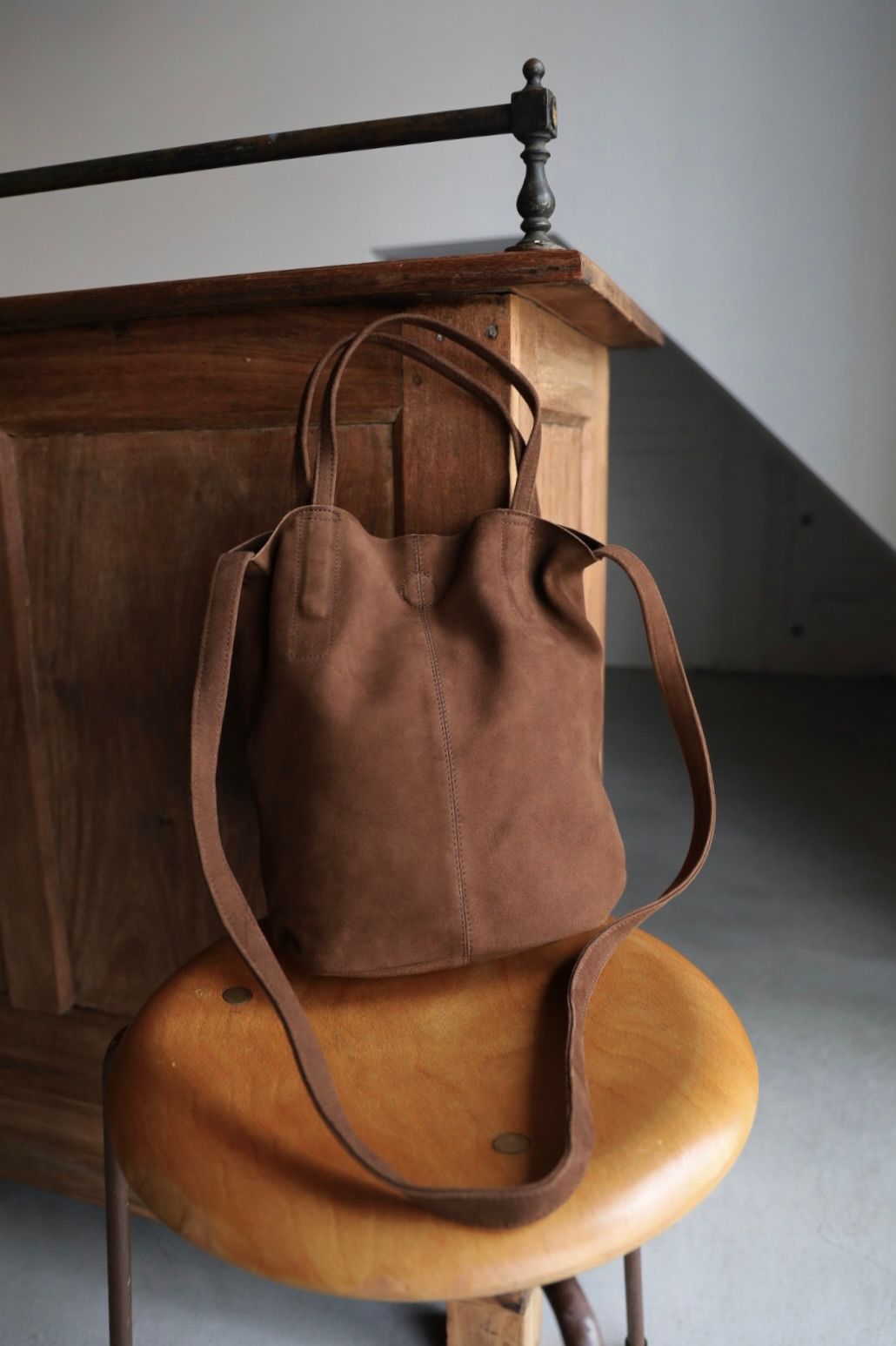 Morphee / モルフェトートバッグ 2WAY SMALL TOTE(SHORT) SUEDE[COFFEE BROWN]☆新作発売！