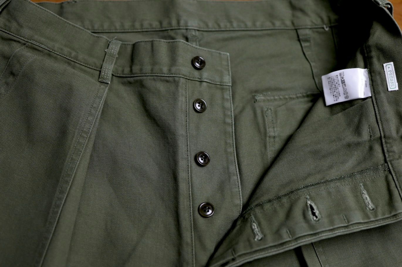 アプレッセ 2026 STYLE2 USAF Hemmed Bottoms(AP-4009) OLIVE☆6月6日(土)発売！