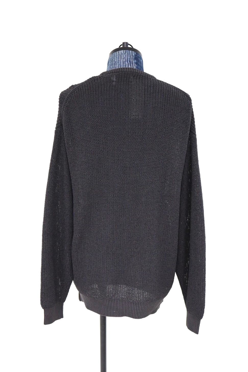 グラフペーパー26SS Coiled Wool Nylon Crew Neck Knit(GM261-80433)CHARCOAL☆2月28日(土)発売！
