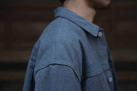 Graphpaper Colorfast Denim Blouson"GRAY"Style.2020.11.28.
