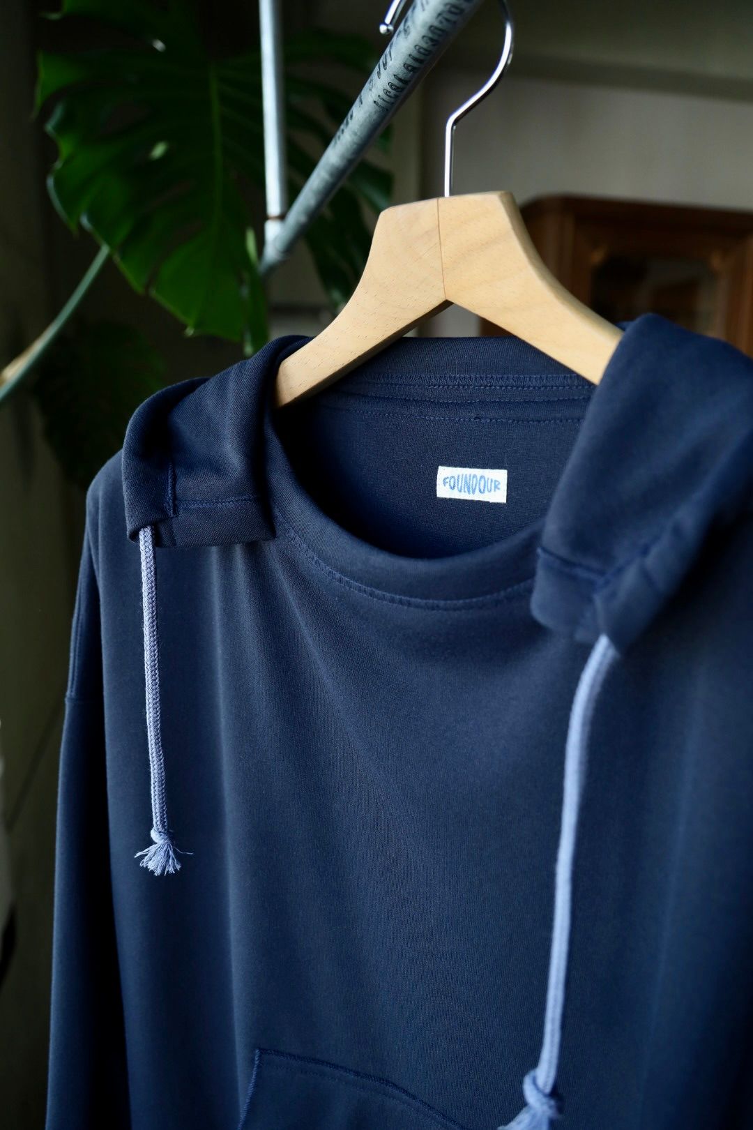 ファウンダ 25SS W FACE HOODIE(015FD251011)BLACK
