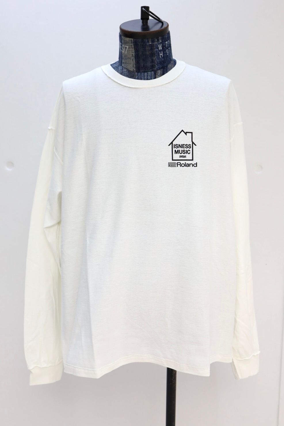 イズネスミュージック 26SS TR-808 LONG SLEEVE T-SHIRTS(ISNESS MUSIC×ROLAND)(IMP7_07_TR-808L/ST01)WHITE☆新作発売！