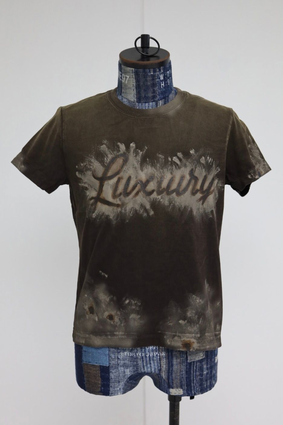doublet ダブレット26SS LUXUARY MUD PAINT T-SHIRT (26SS40CS434) BROWN ★1月17日(土)11:00発売！