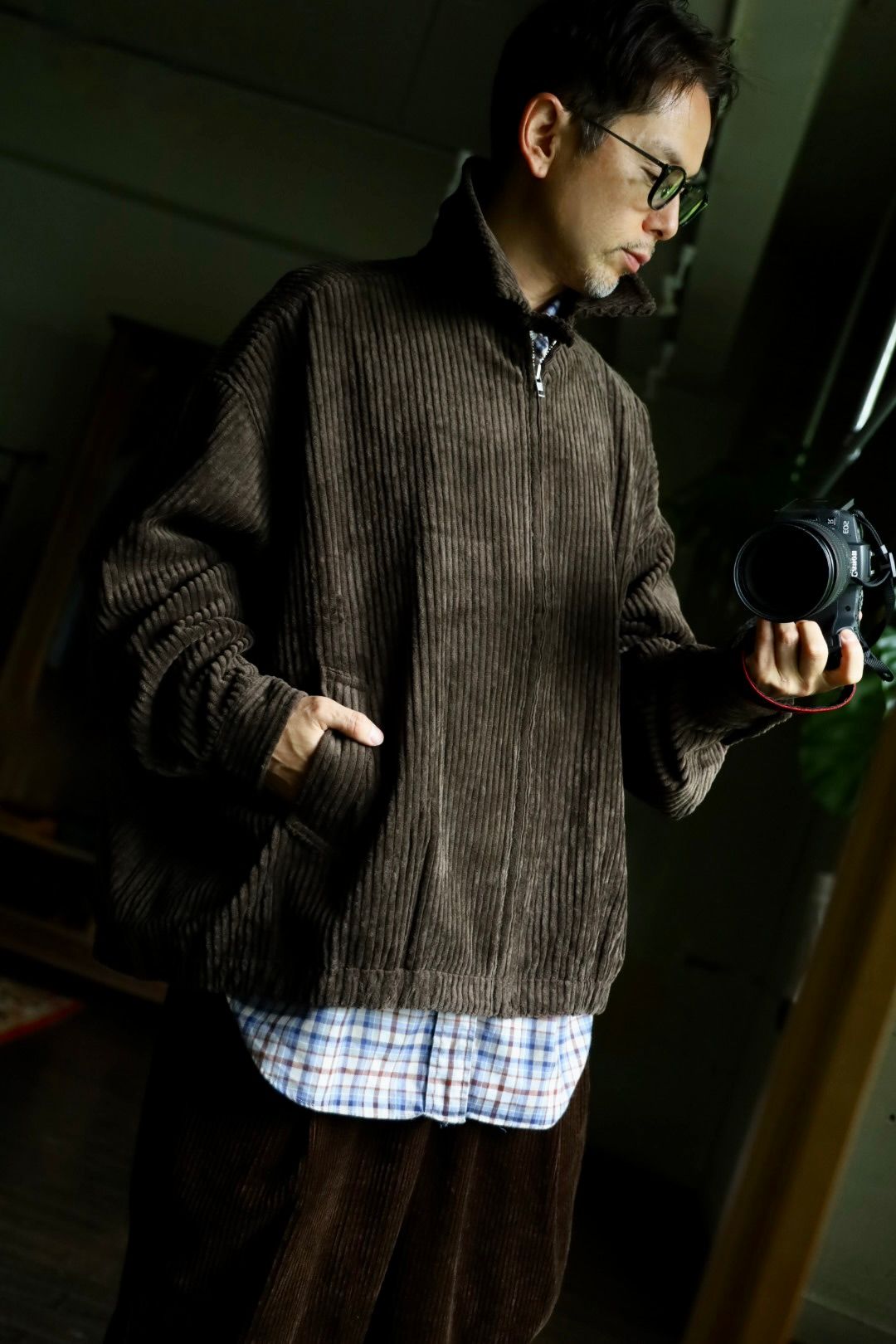 S.F.C 24FW エスエフシーSFC CORDUROY SWING TOP(SFCFW24J04)Brown