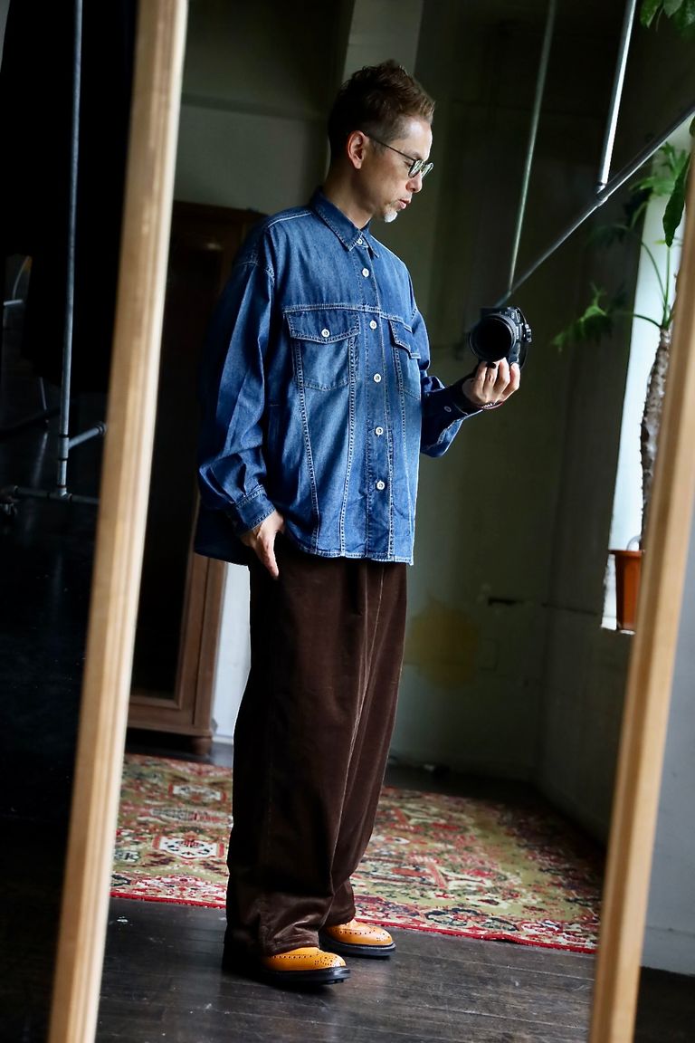 170cm/58kg 着用サイズ M.