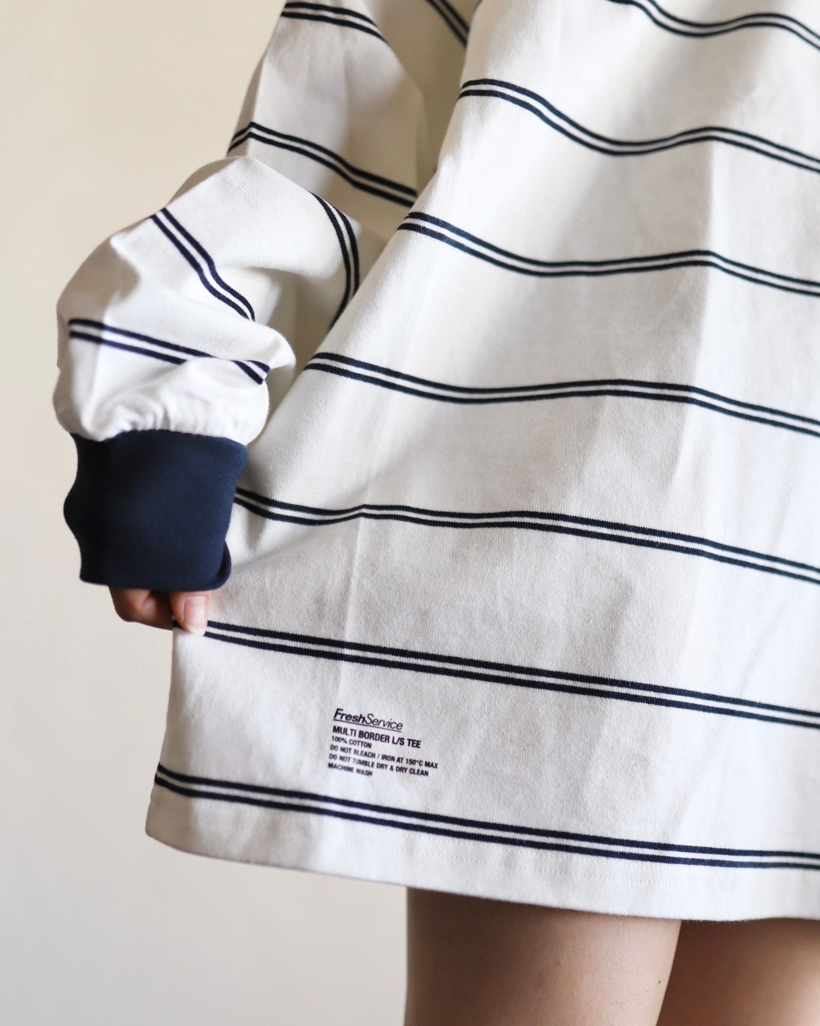 FreshService 新作MULTI BORDER L/S TEE style.2024.2.17 | 4236