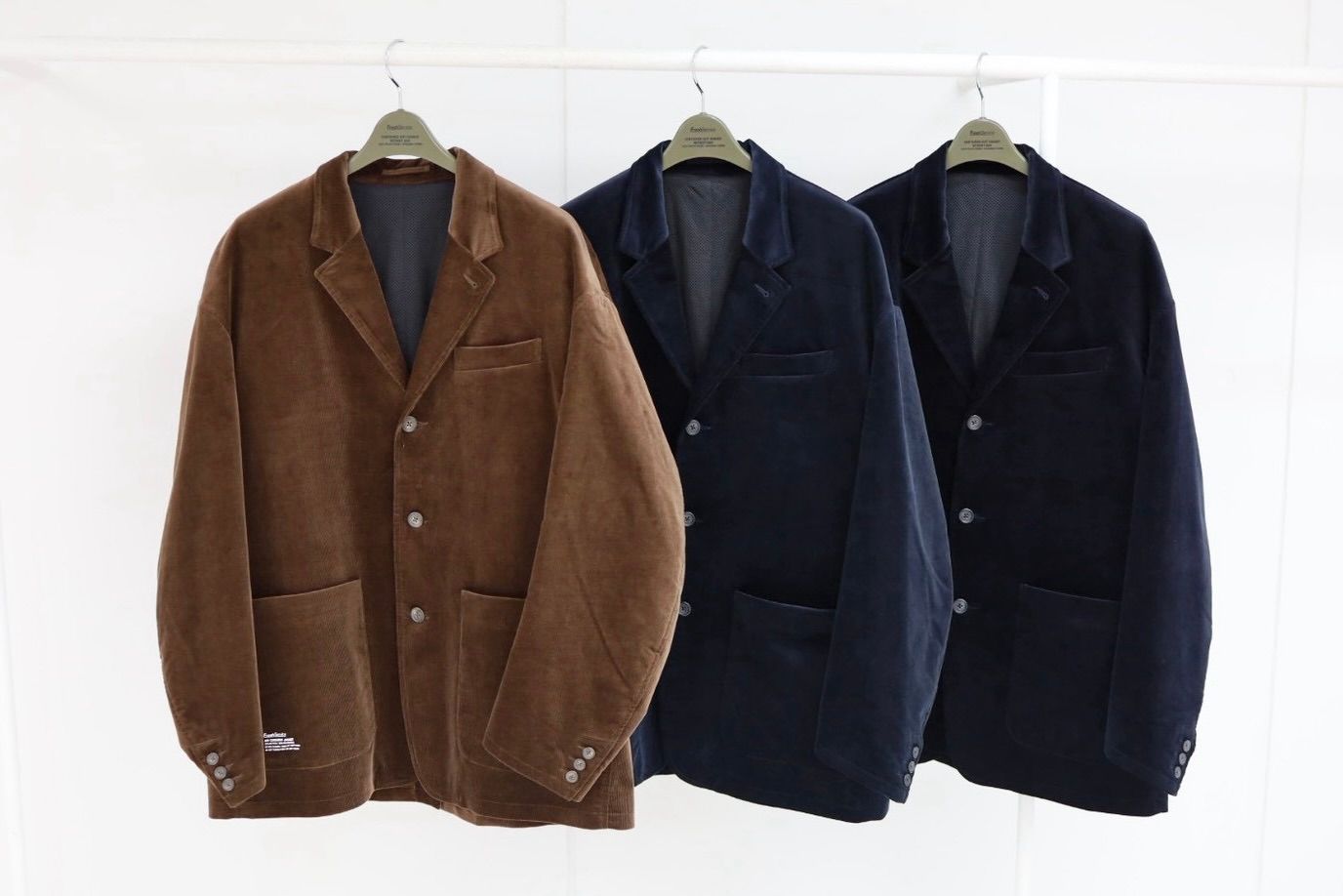 フレッシュサービス 26AW AIR CORDUROY JACKET(FSC263-20086)NAVY☆10月3日(土)新作発売！