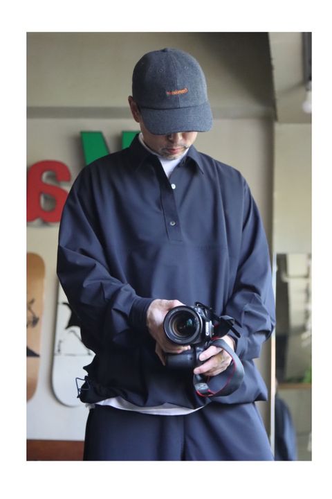 FreshService WOOLY CLOTH ANORAK SHIRTスタイル.2022.10.30.