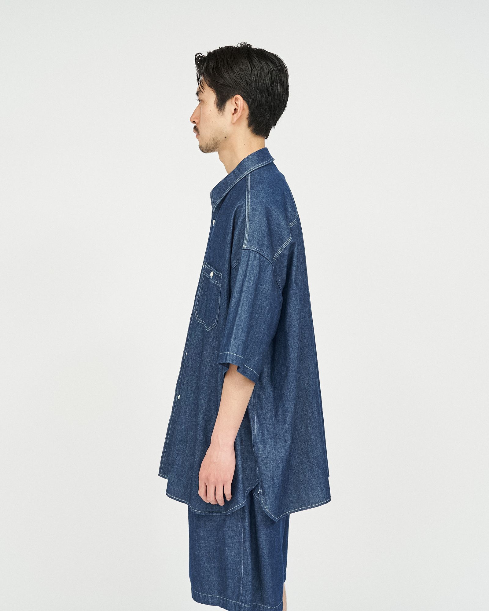 フレッシュサービス LIGHT DENIM S/S SHIRT (FSC252-50046)DARK FADE☆6/21(土)発売！