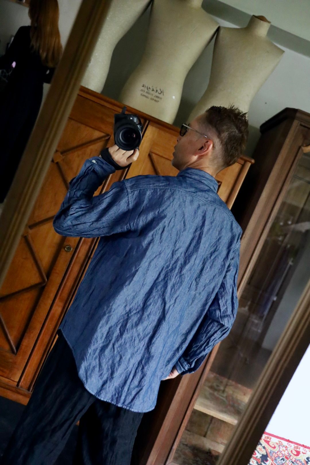 マーカウェア 26AW TWO POCKET WORK SHIRT(A26C09SH01C)INDIGO☆新作発売！