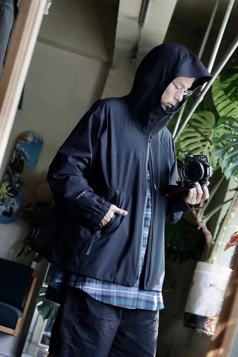 Graphpaper 23AW PERTEX_SHIELD Shell Jacketスタイル
