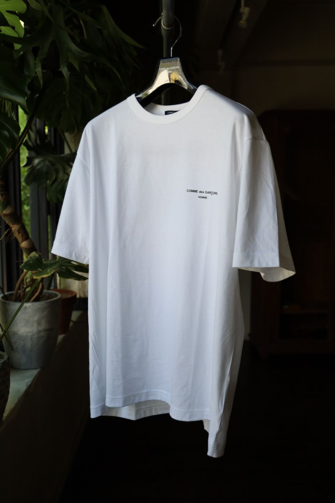 COMME des GARCONS HOMME - コムデギャルソンオム24AW 綿天竺ポケットTシャツ(HN-T002-051)WHITE |  mark