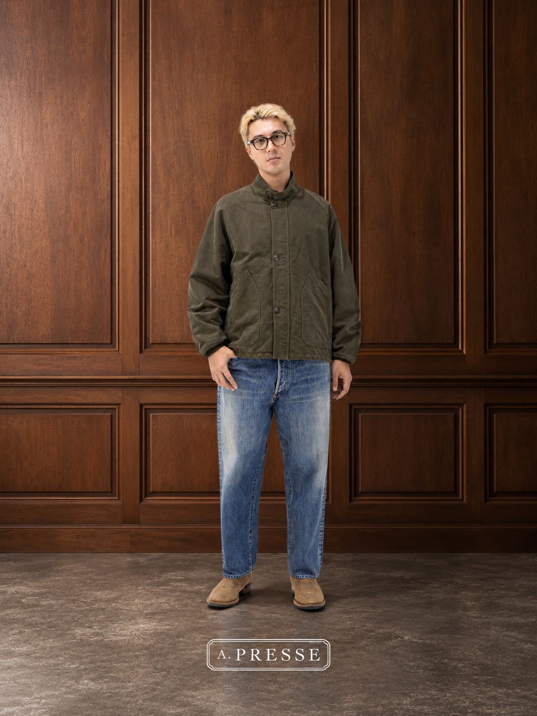 アプレッセ STYLE2 Vintage British Royal Navy Cold Weather Jacket MARKスタイル