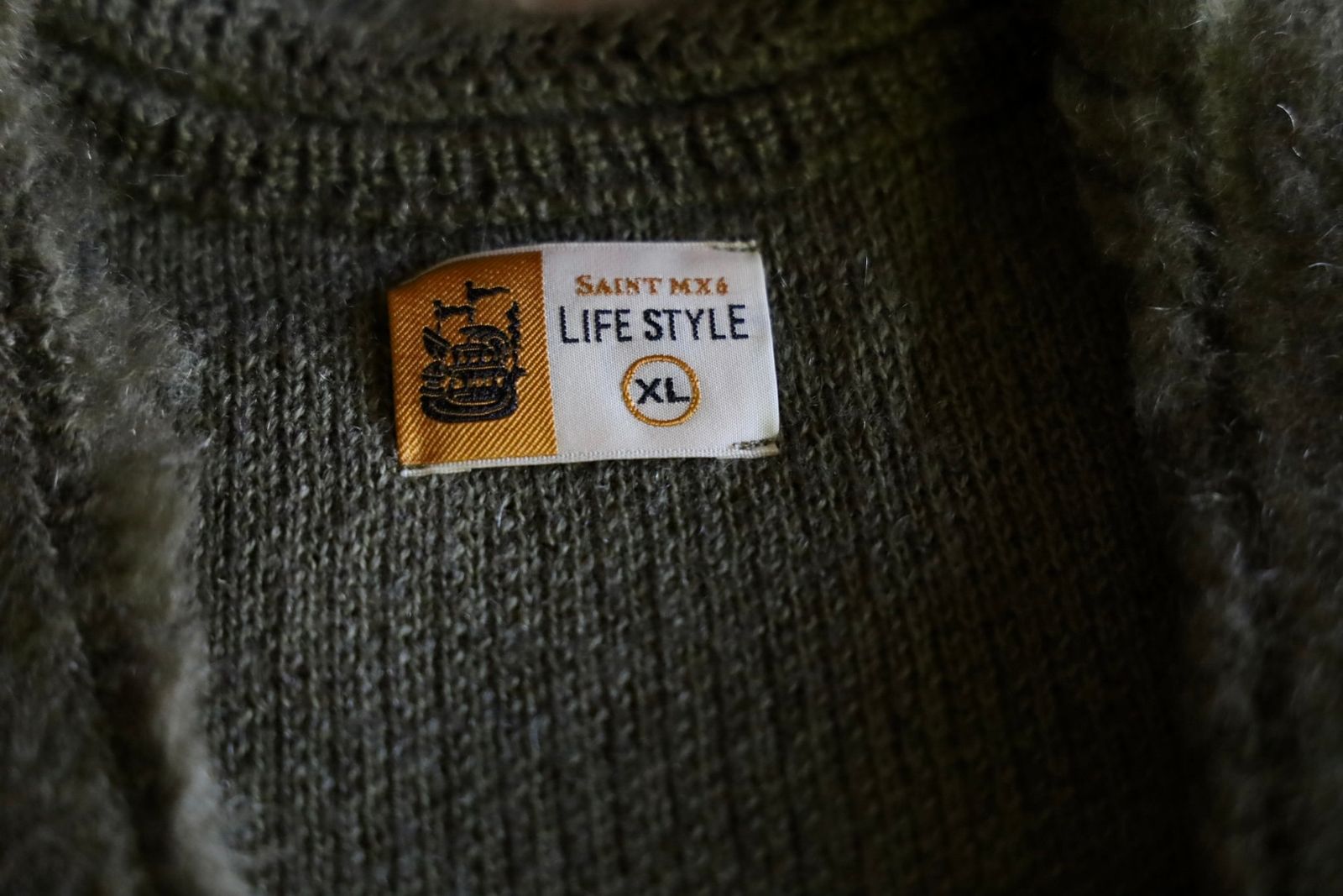 セントマイケル24AW MOHAIR CARDIGAN(SM-YS1-0000-058)KAHKI