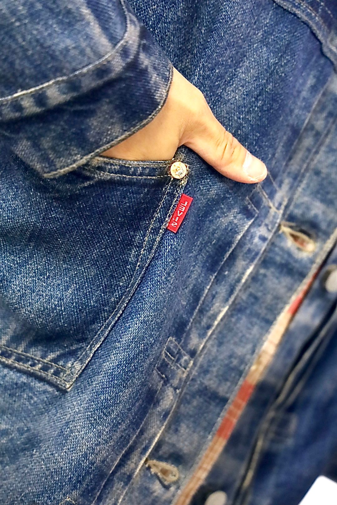 アイジュンヤワタナベマン 26SS Levi's×BerBerJin 転写デニムプリントジャケット(WQ-J904-100)☆5月15日(金)発売！