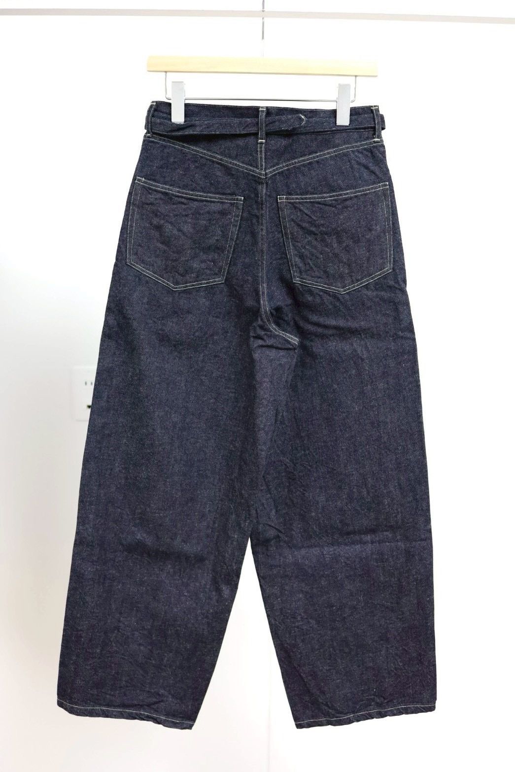 blurhms ブラームス 26SS 12.9oz Denim Bias Belted Pants(BHS26S012)Indigo☆1月23日(金)新作発売！