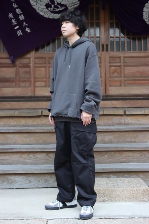 YOKE RESIZED WIDE HOODIE(YK21AW0278CS) style. 2021.09.27.