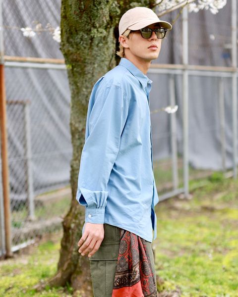 A.PRESSE 新作Regular Collar Shirtスタイル
