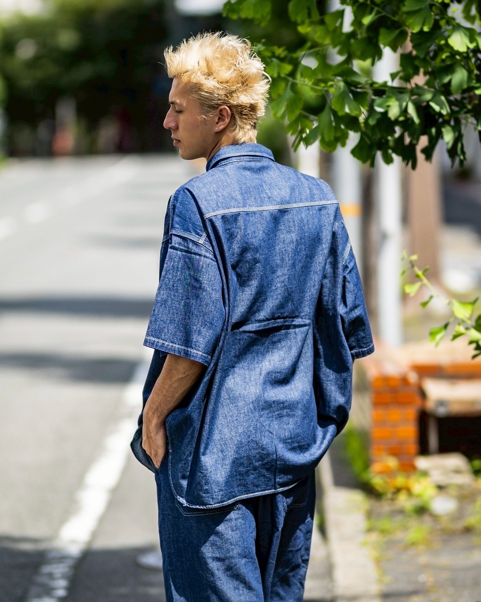 フレッシュサービス LIGHT DENIM S/S SHIRT (FSC252-50046)DARK FADE☆6/21(土)発売！