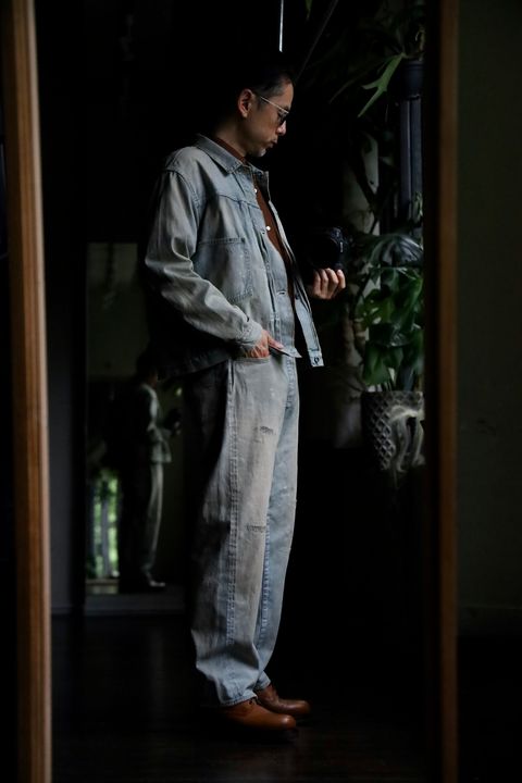 A.PRESSE 1st Type Denim Jacketスタイル.2024.6.22.