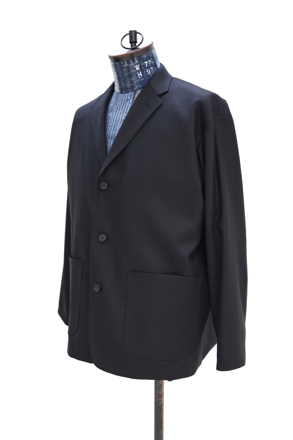 コムデギャルソンオム26SS ウールギャバジャケット(HQ-J009-051)BLACK☆2月6日(金)発売！