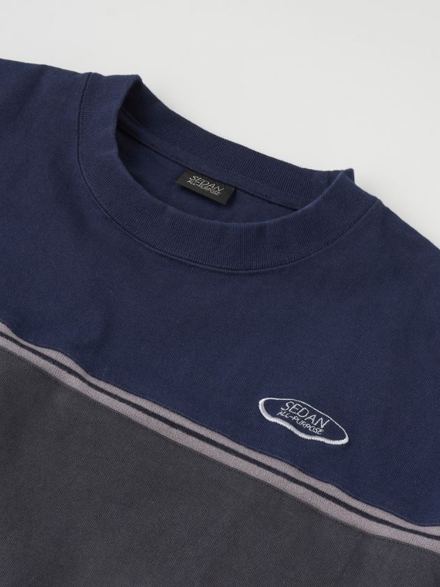セダンオールパーパス FW24 Oval Logo Line Top(SD24F-CT02)Navy×Charcoal☆9月7日(土)発売！