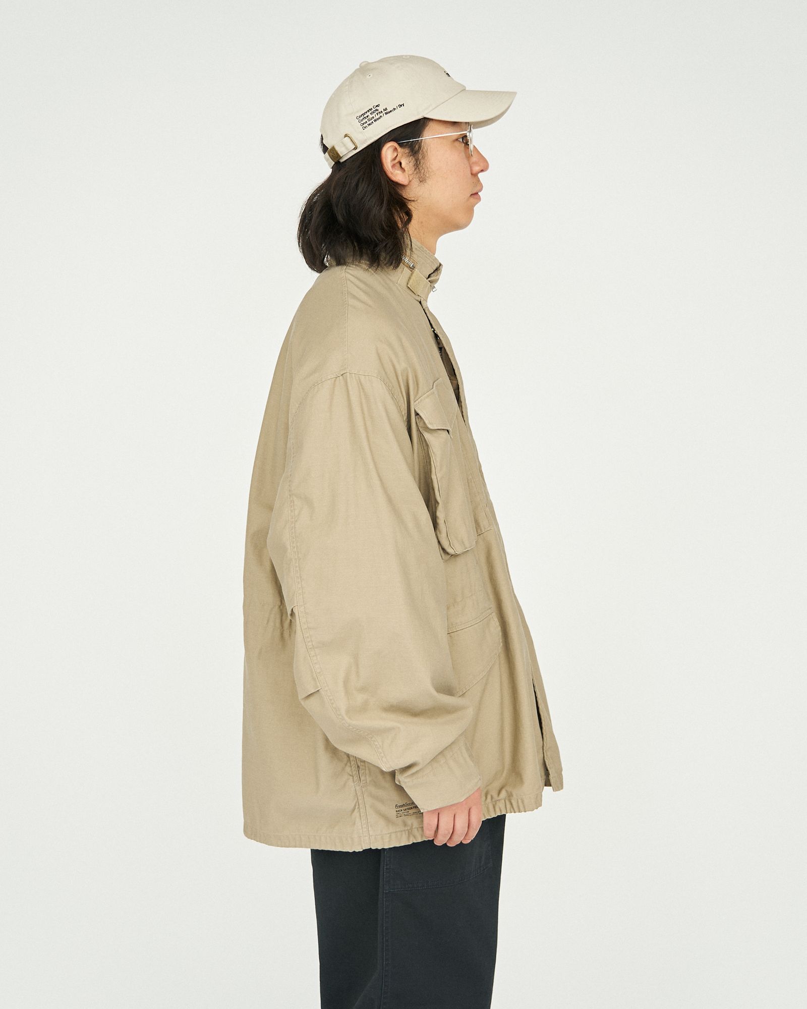 フレッシュサービス BACK SATEEN FIELD JACKET(FSC251-20136)TAN