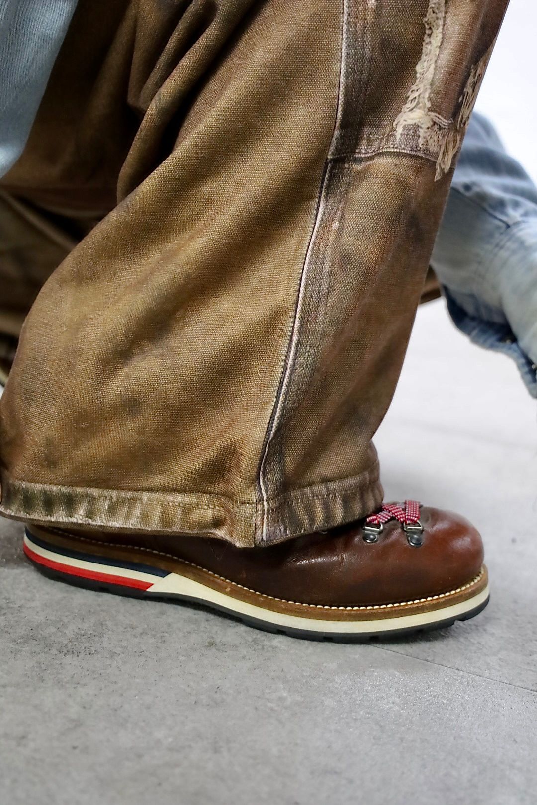 トーキングアバウト ジ アブストラクション 26SS パンツ PRINT DUCK WIDE PT(26SS-PT-002CH)BROWN新作発売！