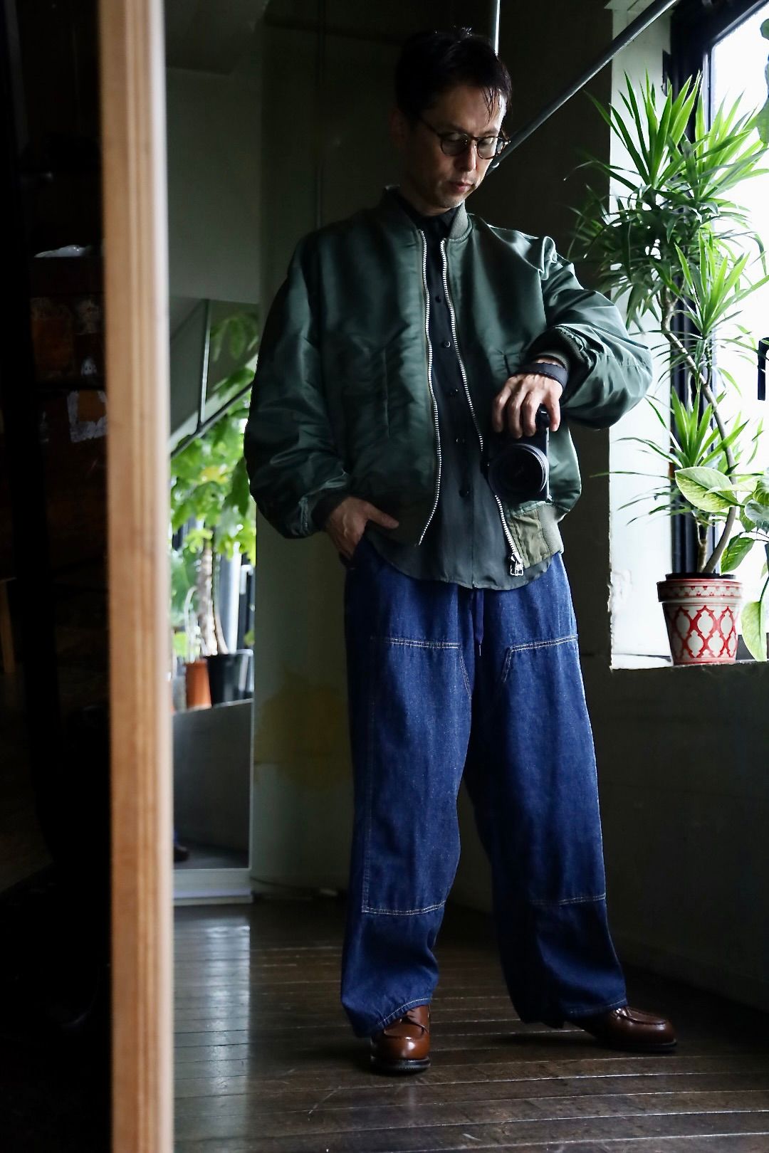 eYe JUNYA WATANABE MAN x Needles WネームMA-1ジャケットスタイル2025.8.22.
