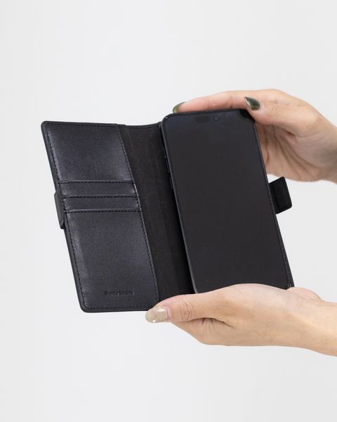 エンダースキーマ 26ws スマホケース smart phone folio(yv-c-sfc)black