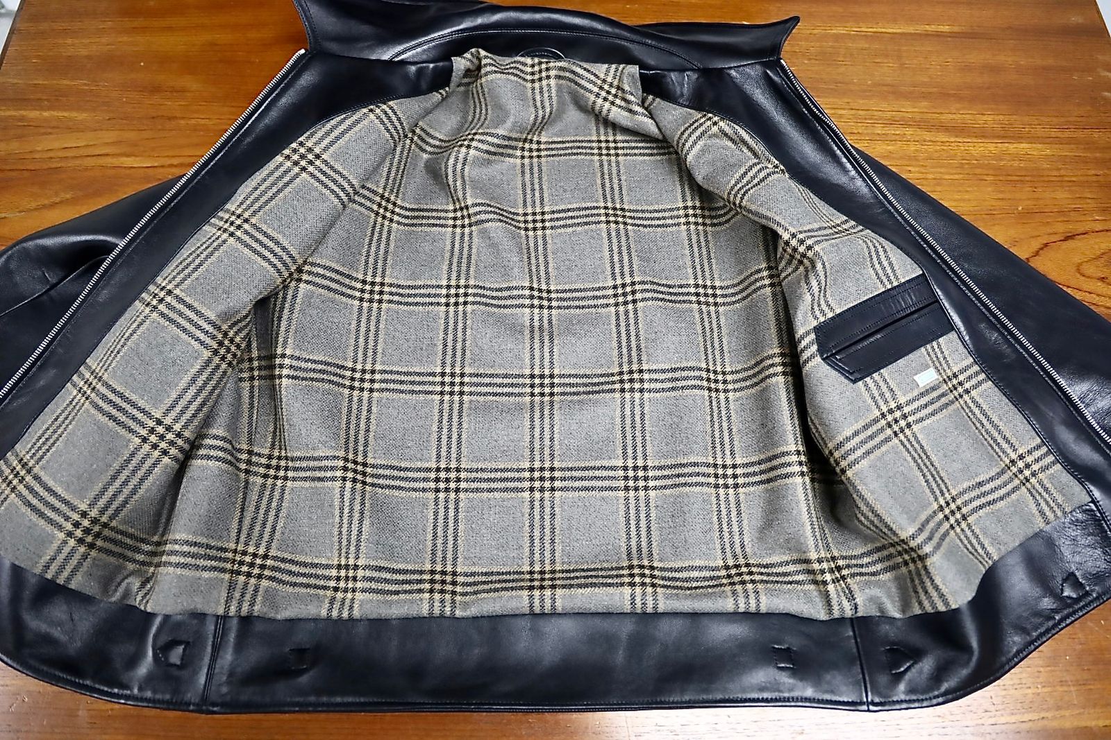 A.PRESSE 2026 STYLE1 Leather French Riders Jacketスタイル