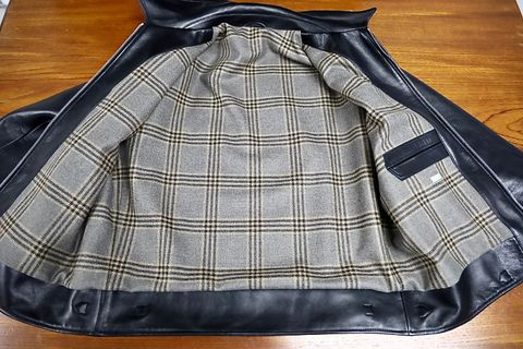 A.PRESSE 2026 STYLE1 Leather French Riders Jacketスタイル