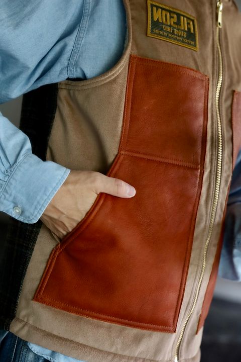 JUNYA WATANABE MAN×FILSON Wネームツイードベストスタイル.2025.9.5.