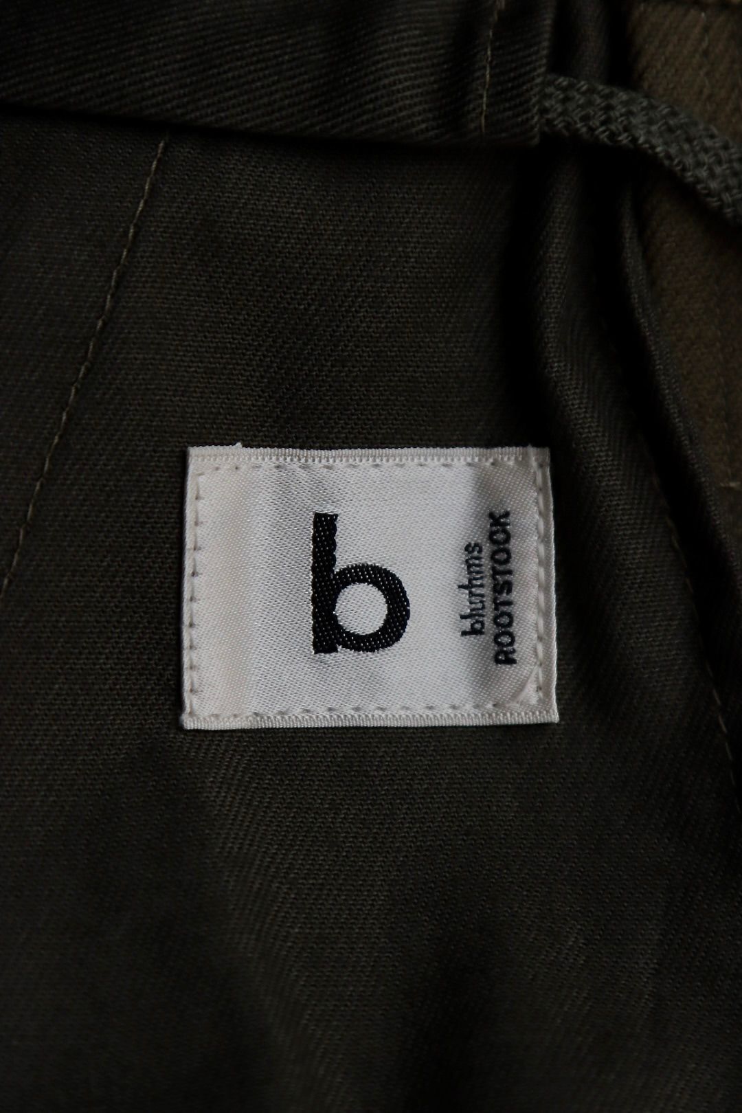 ブラームス23SS blurhmsROOTSTOCK Cotton Serge 47 Pants(bROOTS23S35)OLIVE※12月23日(金)発売！