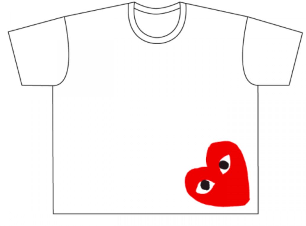 プレイコムデギャルソン オーバーサイズロゴTシャツ (RED)☆6月27日(金)発売！