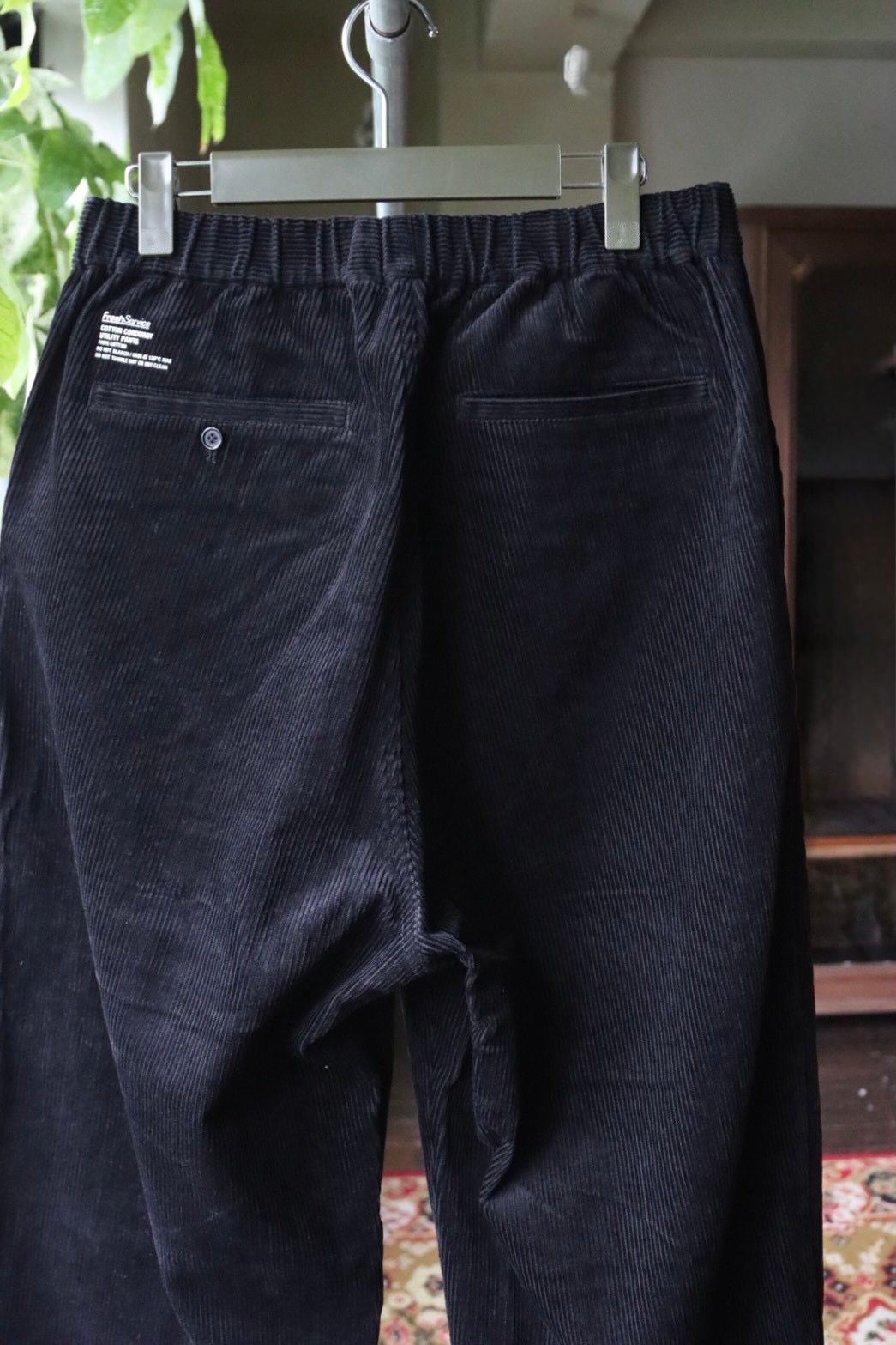 フレッシュサービス COTTON CORDUROY UTILITY PANTS (FSC253-40125)BLACK