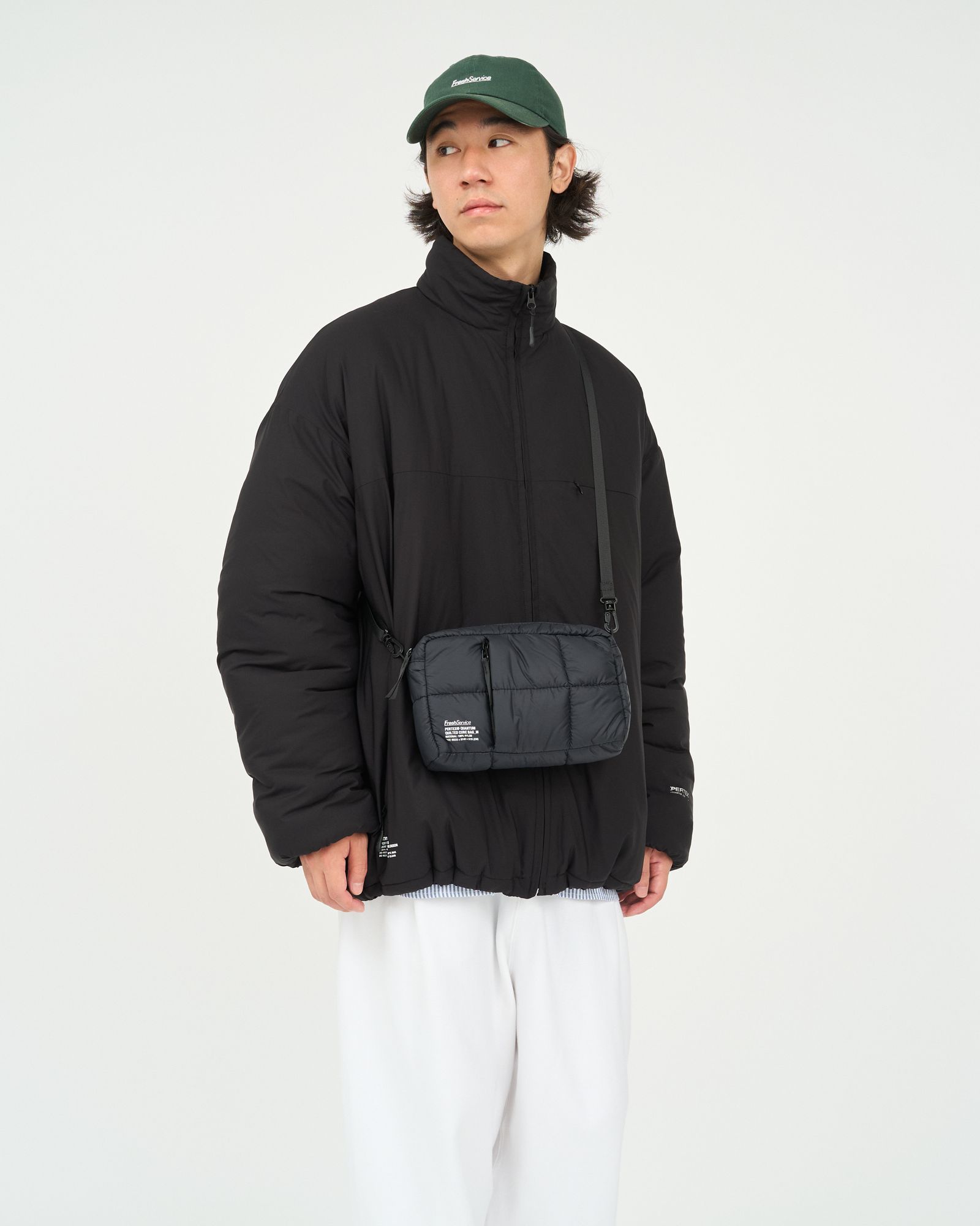 フレッシュサービス 26AW PERTEX® QUANTUM QUILTED CUBE BAG_M(FSP263-90021)BLACK☆10月17日(土)新作発売！