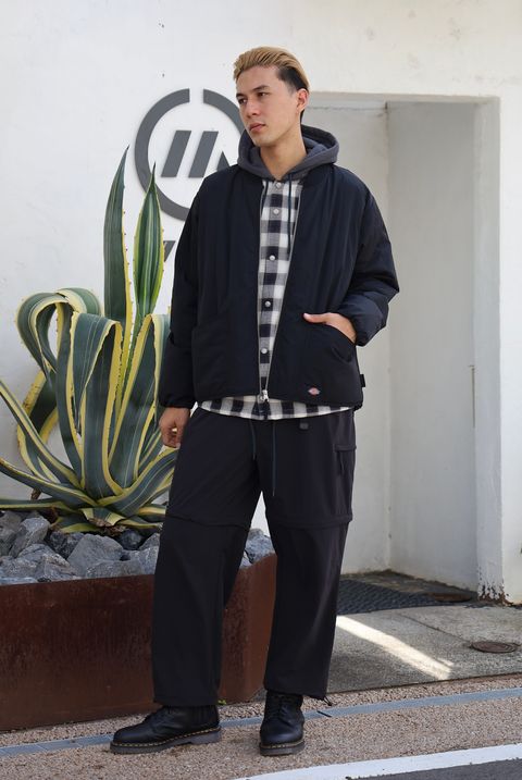 blurhms silk Fleece Track Jacketセットアップスタイル 新作発売！