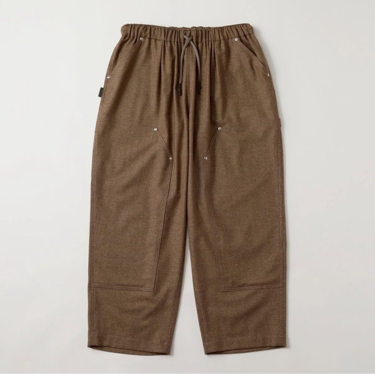 S.F.C 25FW エスエフシー CASHMERE WOOL DOUBLE KNEE PANTS(SFCFW25P08)Beige M★11月22日(土)発売！