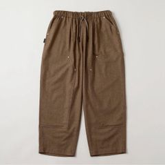 S.F.C 25FW エスエフシー CASHMERE WOOL DOUBLE KNEE PANTS(SFCFW25P08)Beige M★11月22日(土)発売！