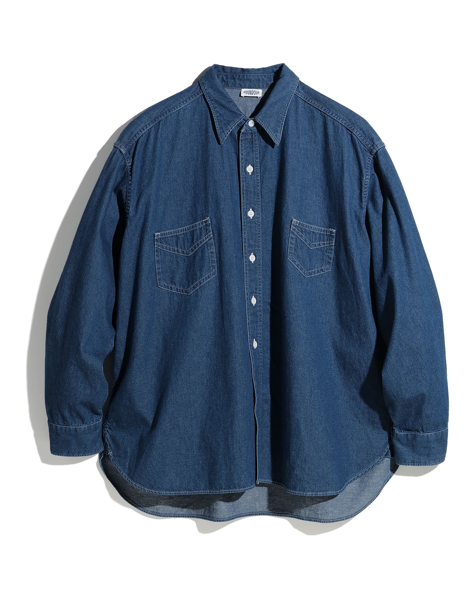 FOUNDOUR - ファウンダ 25SS DENIM SHIRT(015FD251016)ONE WASH