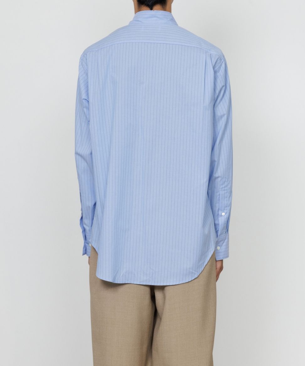 marka マーカ 26SS REGULAR COLLAR SHIRT(M26A05SH01C)BLUE STRIPE☆新作発売！