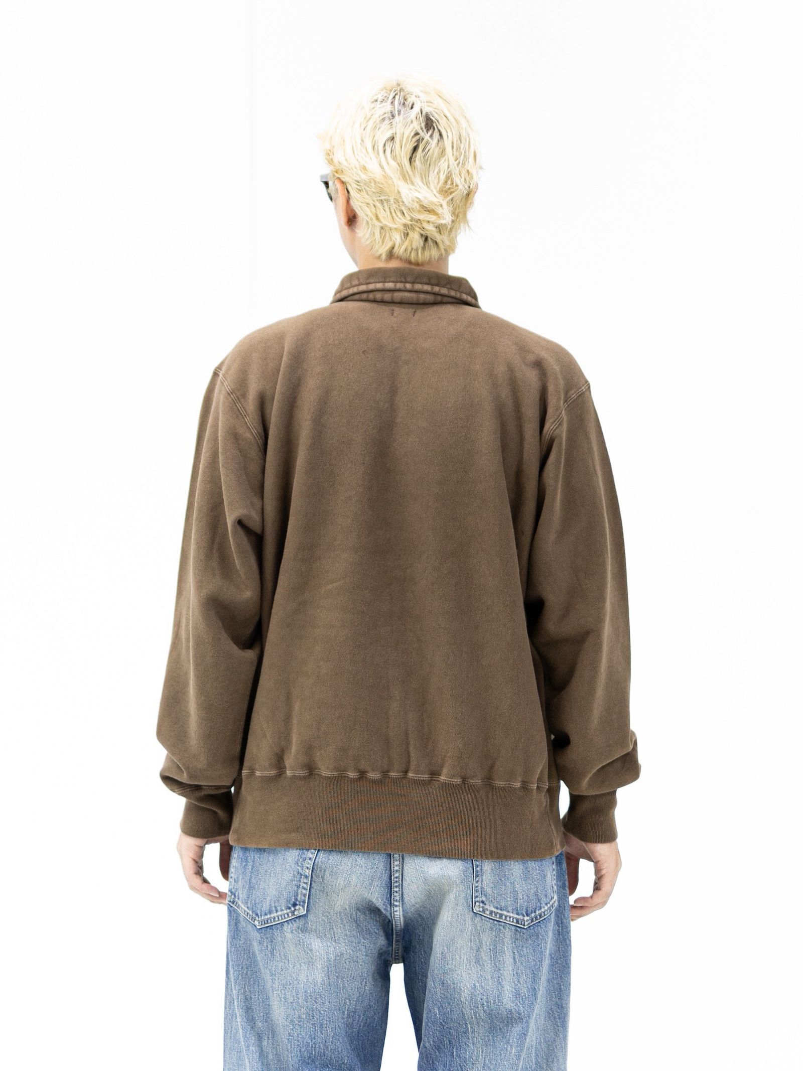 アプレッセ STYLE2 Vintage Half Zip Sweatshirt (BROWN)MARKスタイル