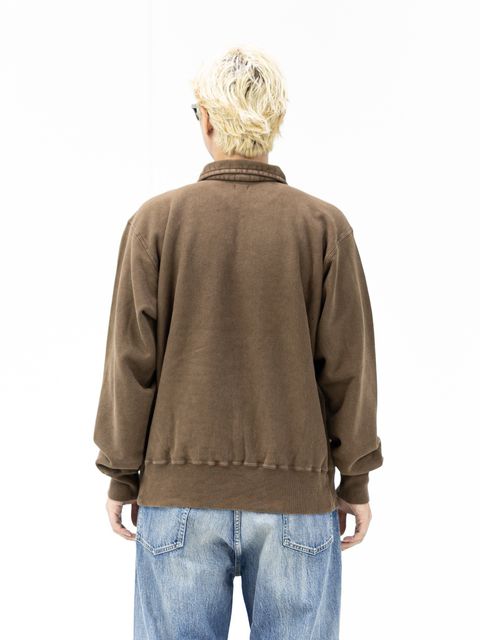 アプレッセ STYLE2 Vintage Half Zip Sweatshirt (BROWN)MARKスタイル