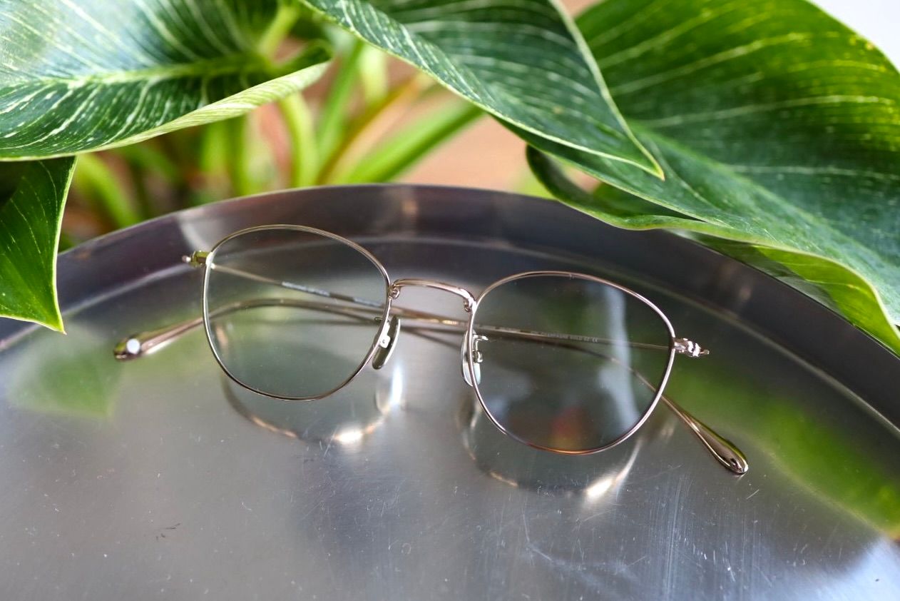 ノチノオプティカル KOUGETSU NOCHINO-N13 #4 CHAMPAGNE GOLD × GREY GREEN to GREY (調光モデル)☆11月22日(土)発売！