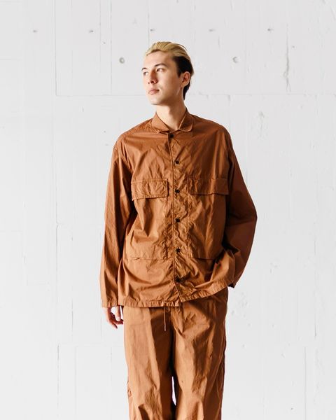 グラフペーパー Garment Dyed Typewriter Fatigue Shirt セットアップスタイル 3月8日(土)新作発売！