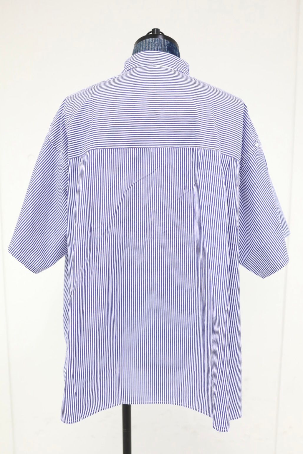 フレッシュサービス  CORPORATE UNIFORM S/S SHIRT(FSC261-50103)BLUE STRIPE