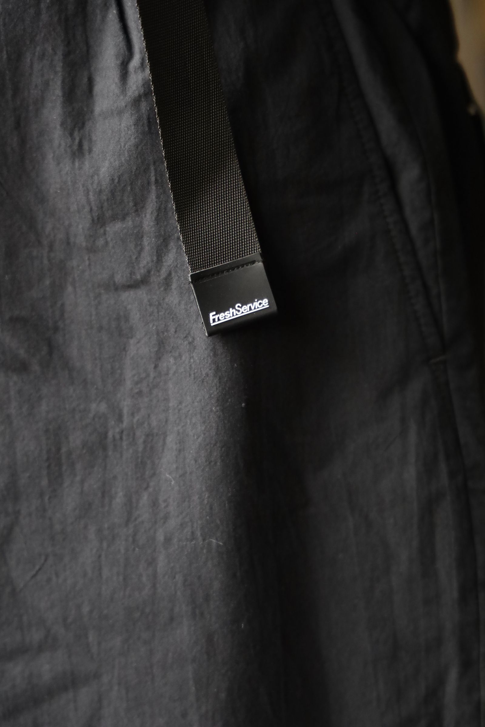 フレッシュサービス CRISP COTTON CLIMBING SHORTS(FSC252-40038)BLACK