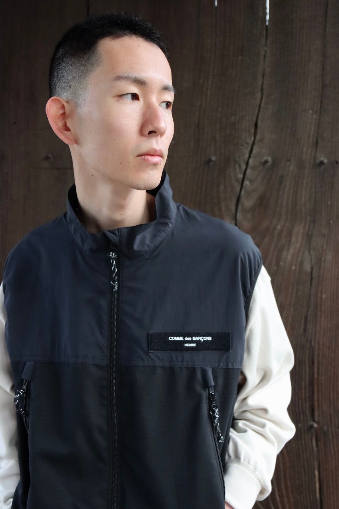 COMME des GARCONS HOMME 23SS ジップアップベスト-